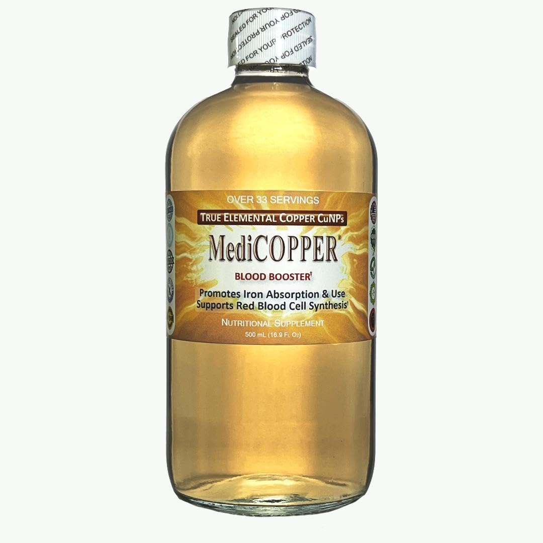 MediCOPPER Cuivre Colloïdal étiquette et dosage
