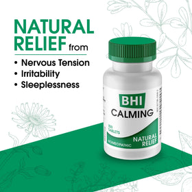 MediNatura BHI Calming Support comprimés sur une table