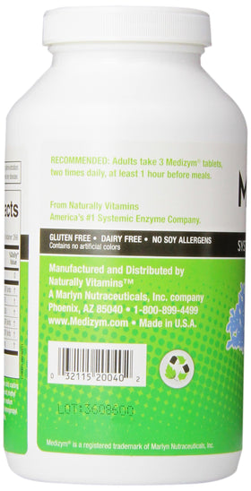 Medizym Complément Alimentaire Multi-Enzymes 800g - vue arrière