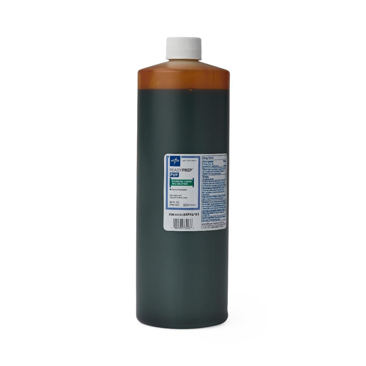 Medline Povidone Iodine Solution 10% 1 Quart en bouteille