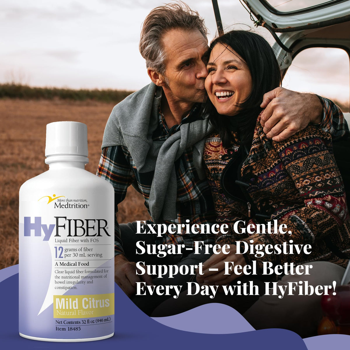 Medtrition HyFiber 32 fl oz bouteille ouverte