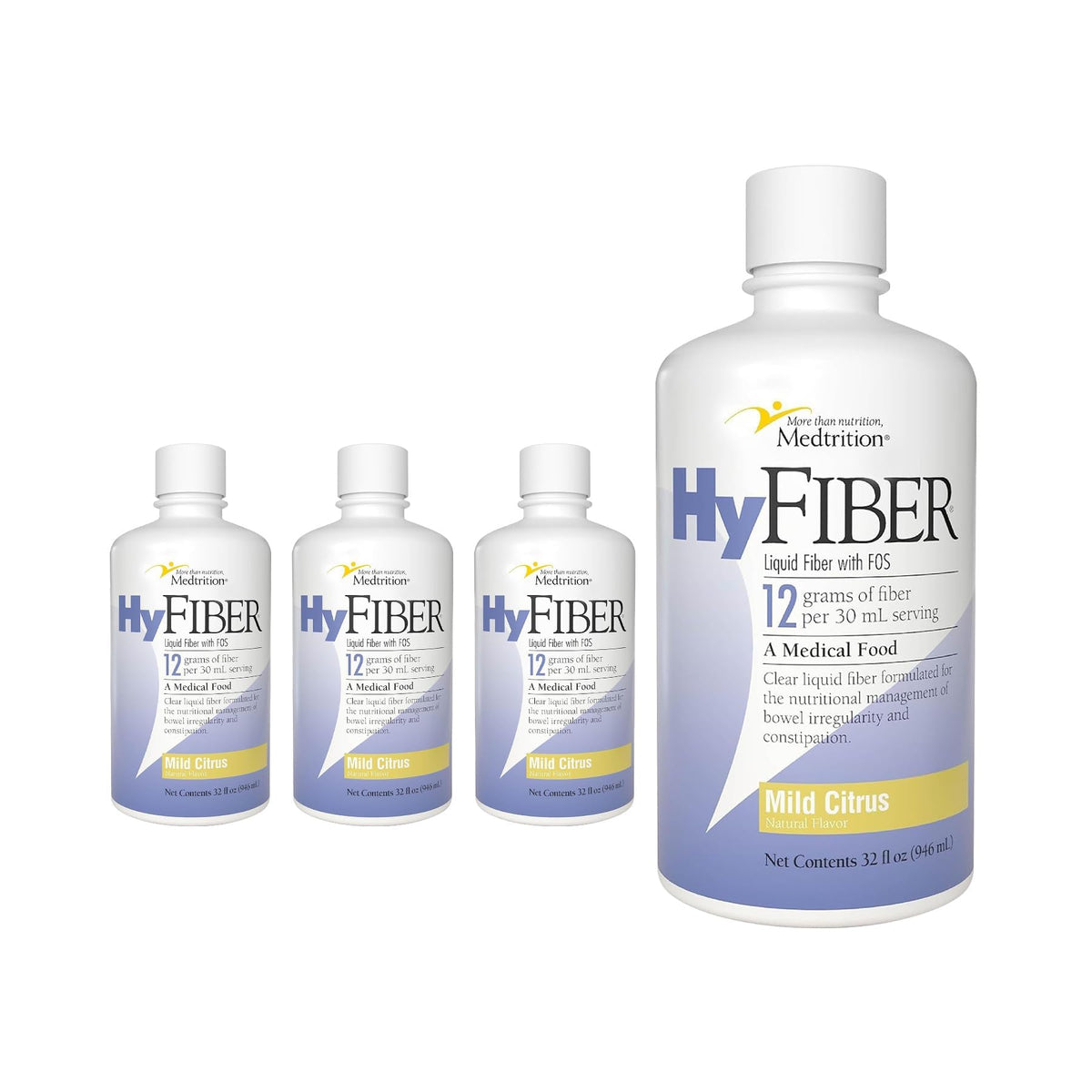 Medtrition HyFiber 32 fl oz bouteille vue avant