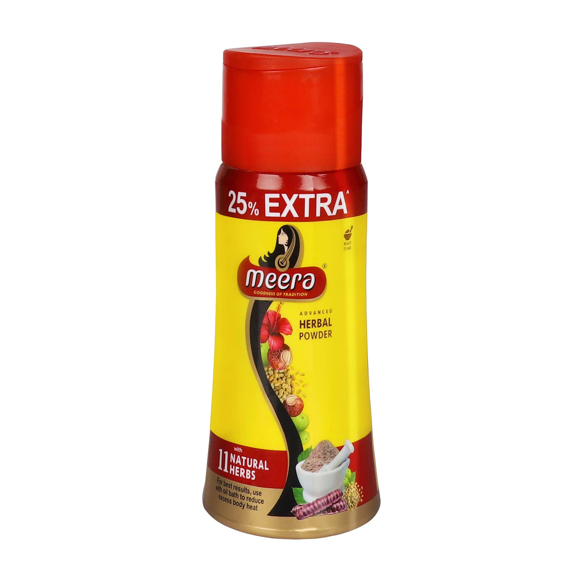Meera Poudre Lavante Capillaire Avancée 150g vue de face