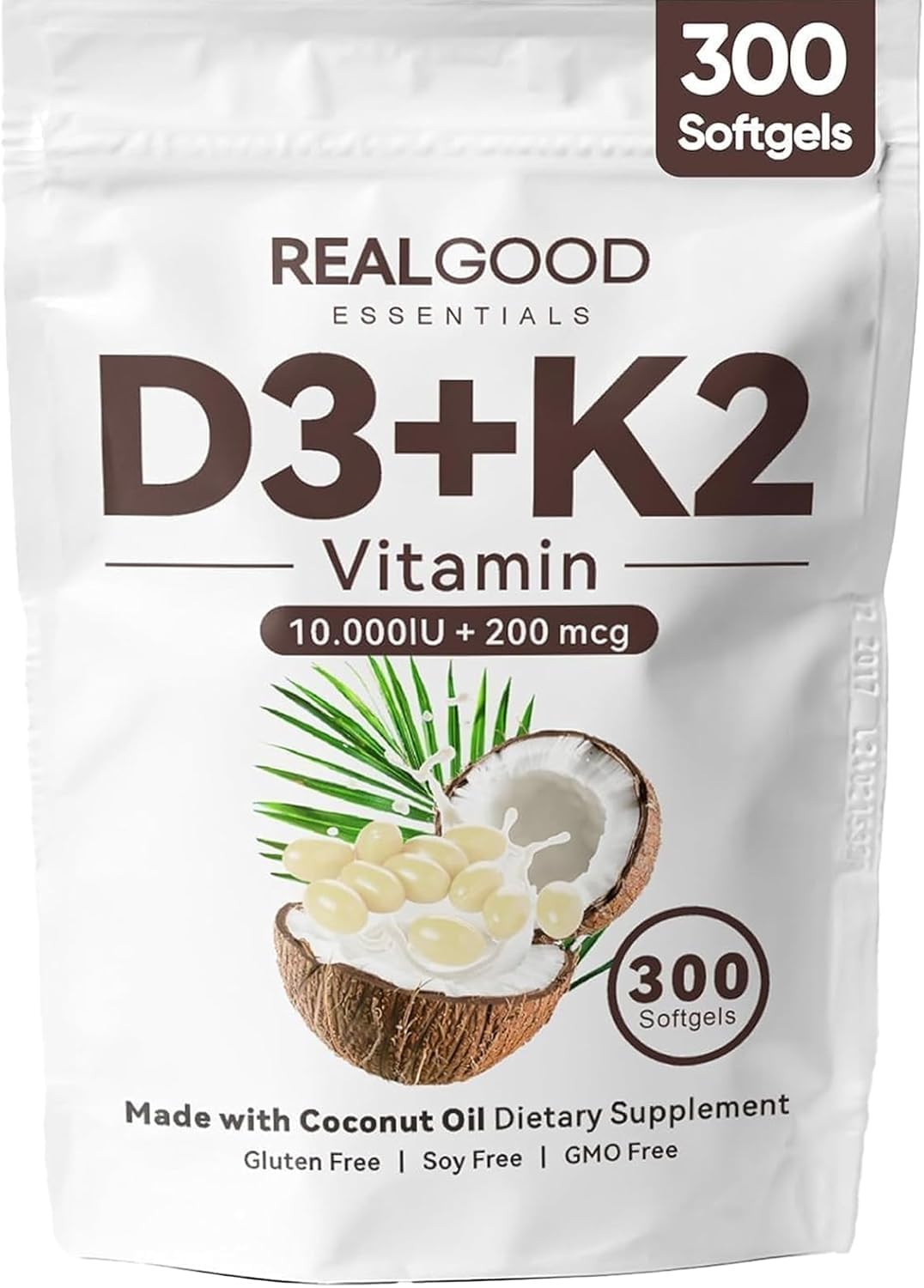 Megacephalus Vitamine D3 K2 300 gélules vue de face
