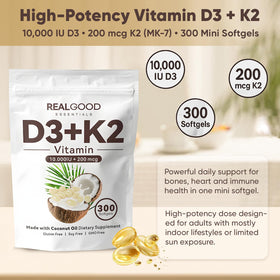 Megacephalus Vitamine D3 K2 gélule à côté d'une cuillère