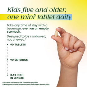 MegaFood B Complex Enfants 90 Mini Comprimés ingrédients principaux