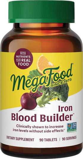 MegaFood Complément Alimentaire Fer 90 Comprimés vue avant