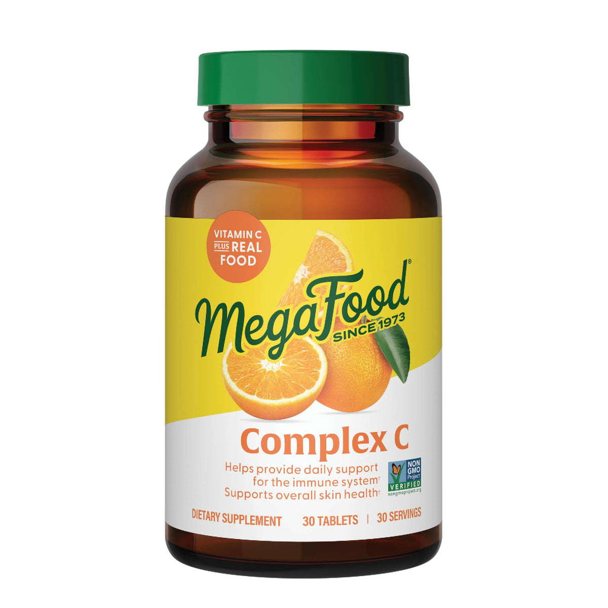 MegaFood Complex C 30 comprimés, vue de face