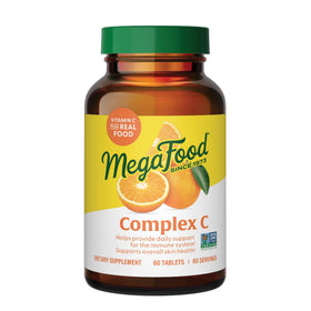 MegaFood Complex C 60 comprimés, boîte vue de face