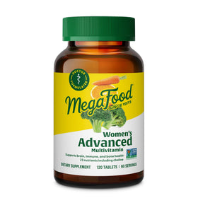MegaFood Multivitamine Avancée pour Femmes 120 Comprimés - vue de face