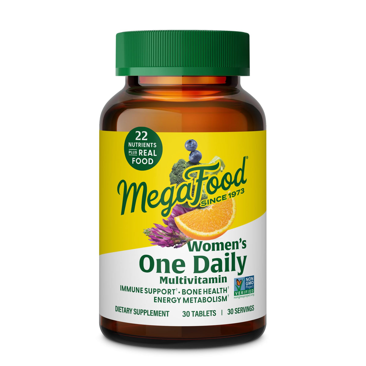 MegaFood Multivitamine Femme 30 comprimés vue de face