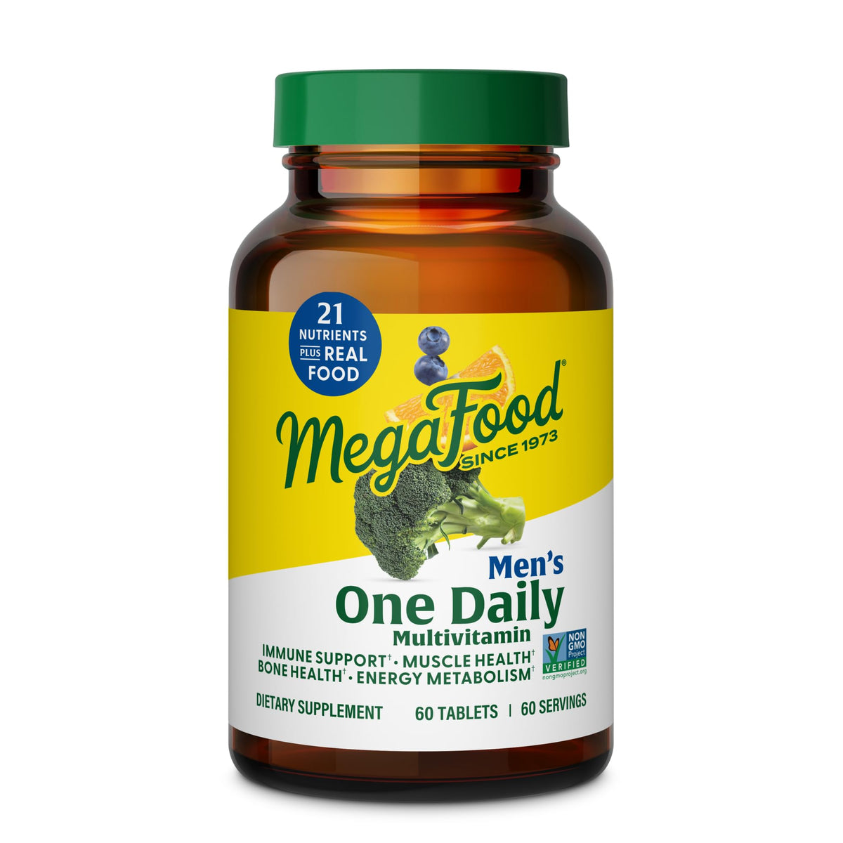 MegaFood Multivitamines pour Hommes 60 comprimés, emballage avant