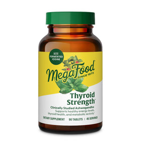 MegaFood Thyroid Strength 90 comprimés vue de face