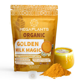 MEGAPLANTS Poudre de Lait Doré 165g vue avant avec étiquette