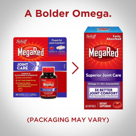 MegaRed Huile de Krill Omega-3 60 gélules avec étiquette