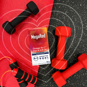 MegaRed Omega-3 900mg étiquette de produit