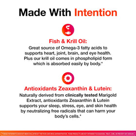 MegaRed Omega-3 Total Body + Refresh 500mg avec accessoires