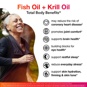 MegaRed Omega-3 Total Body + Refresh 500mg côté
