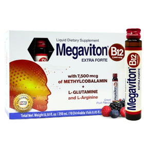 Megaviton B12 Extra Forte 7500 mcg liquide - boîte de 10 ampoules