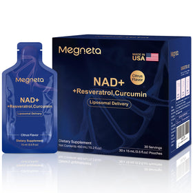 MEGNETA complément liposomal NAD+ 30 pochettes vue de face