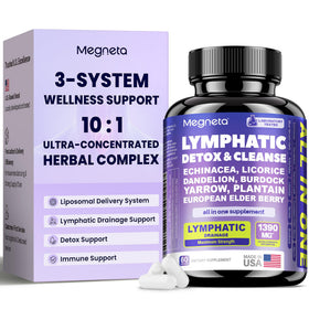 MEGNETA Compléments Alimentaires Drainage Lymphatique 82g vue avant