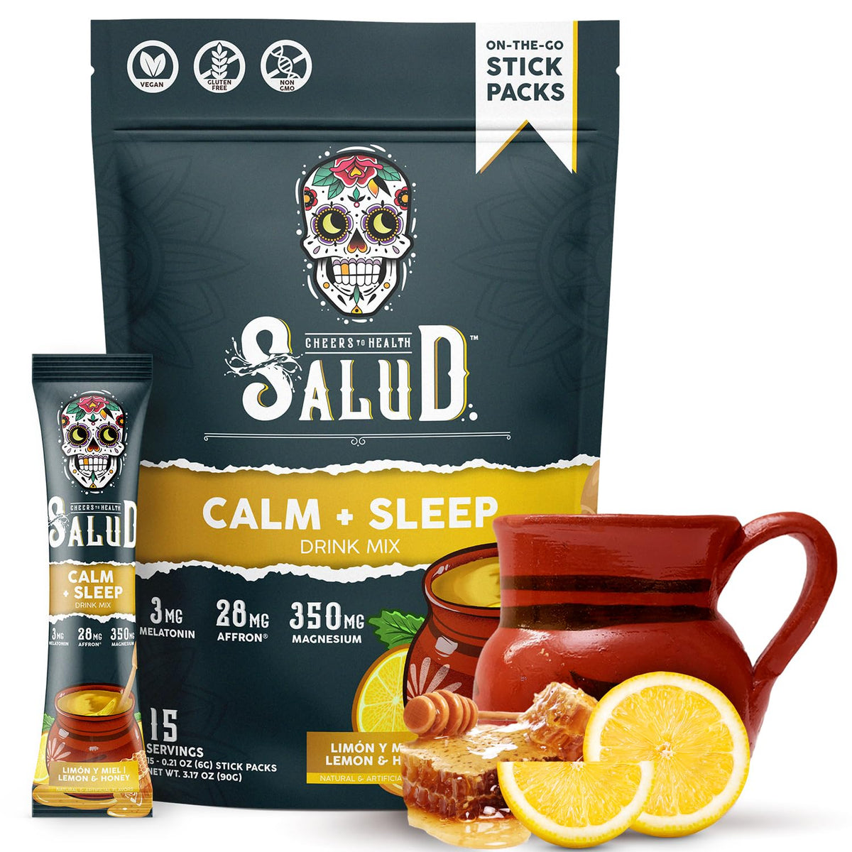 Mélange 2-en-1 Sommeil et Calme Taste Salud sachets individuels