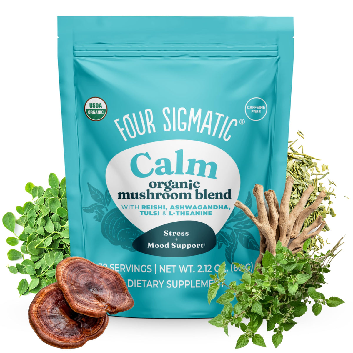 Mélange Calm de Champignons Four Sigmatic en sachet de 30 portions