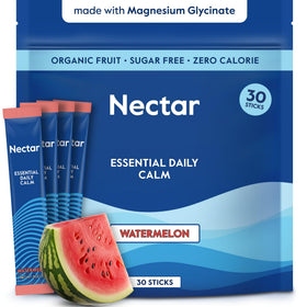 Mélange de Boisson au Magnésium Glycinate Nectar sachets avant