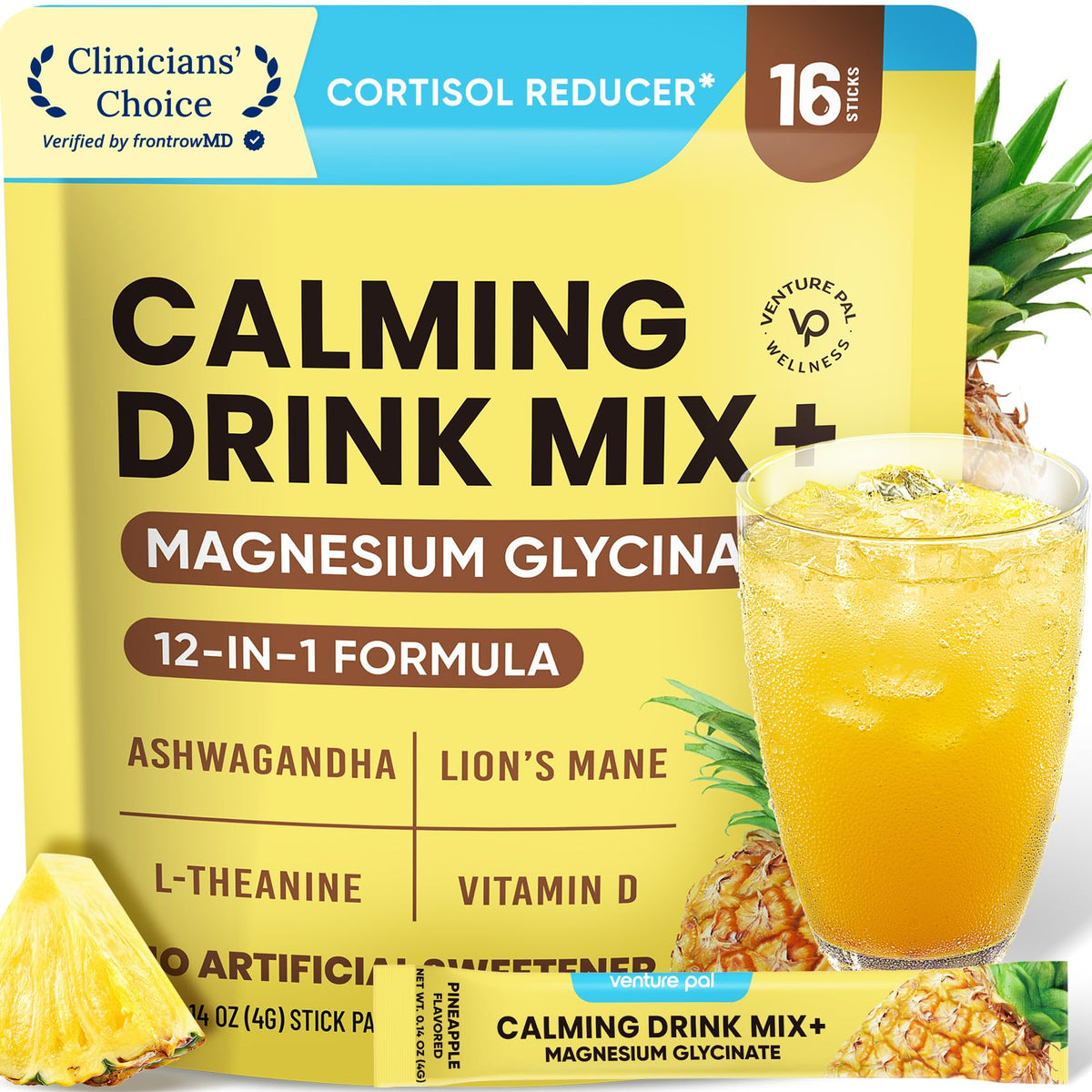 Mélange de Boisson Calm Venture Pal 100g, packaging avant