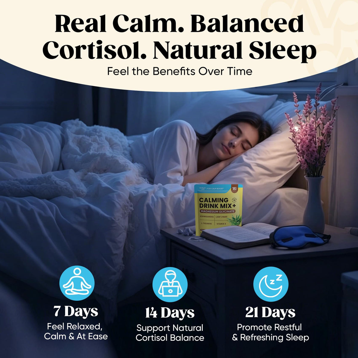 Mélange de Boisson Calm Venture Pal, détail de la poudre
