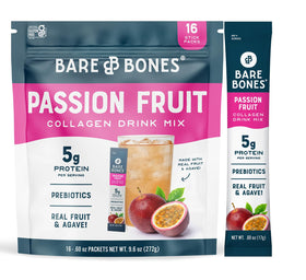 Mélange de Boisson Collagène Bare Bones saveur Passion Fruit vue avant