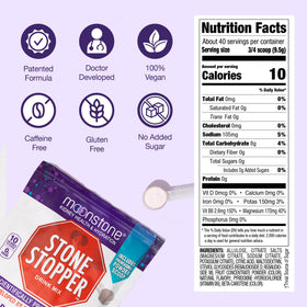 Mélange de boisson Moonstone Stone Stopper Tropical avec des fruits