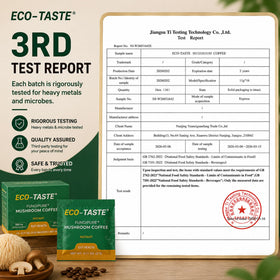 Mélange de Café aux Champignons ECO-TASTE en tasse