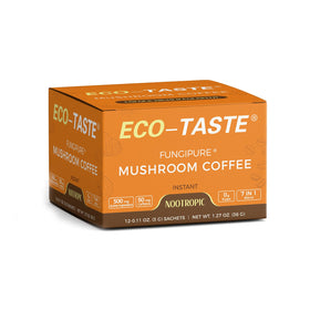 Mélange de café aux champignons ECO-TASTE, sachets en vue de face