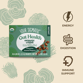 Mélange de café aux champignons Four Sigmatic - Cordyceps et Chaga, paquet arrière