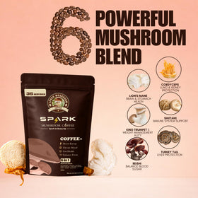 Mélange de champignons dans le café Spark Mushroom Coffee