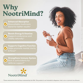 Mélange de Champignons nootrimind avec ingrédients visibles