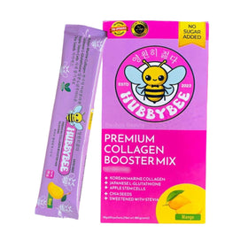 Mélange de Collagène HubbyBee, sachets de 18g, vue de face
