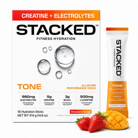 Mélange de créatine et électrolytes STACKED FITNESS HYDRATION sachets