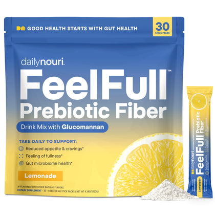 Mélange de Fibres Prébiotiques FeelFull Daily Nouri, 30 stickpacks