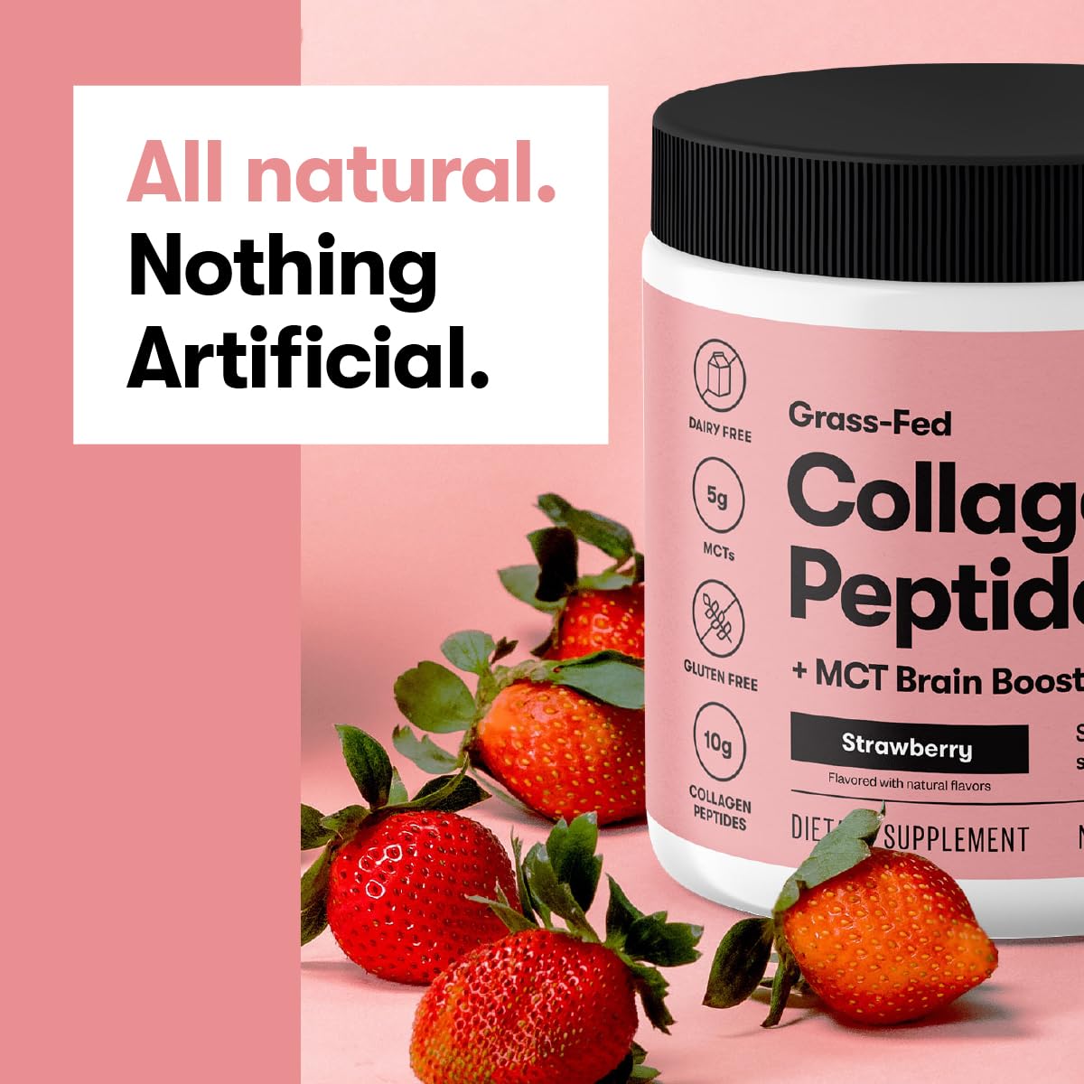 Mélange de Perfect Keto Collagène avec smoothie