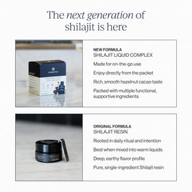 Mélange de Shilajit avec d'autres ingrédients naturels