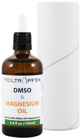Mélange DMSO et Huile de Magnésium Heiltropfen 3,4 Oz vue de face