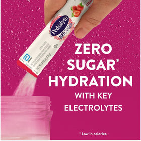 Mélange électrolyte Pedialyte Fraise sachets individuels