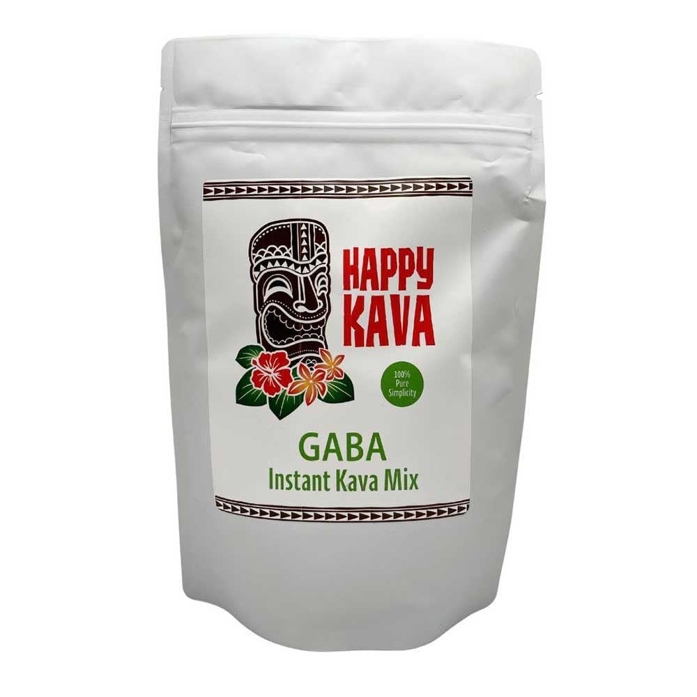 Mélange Instantané de Kava GABA de HAPPY KAVA 136g, emballage avant