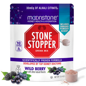 Mélange pour boissons Moonstone 390g, vue avant du packaging
