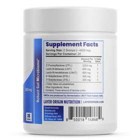 Mélange prébiotique Layer Origin 150g - cuillère de poudre