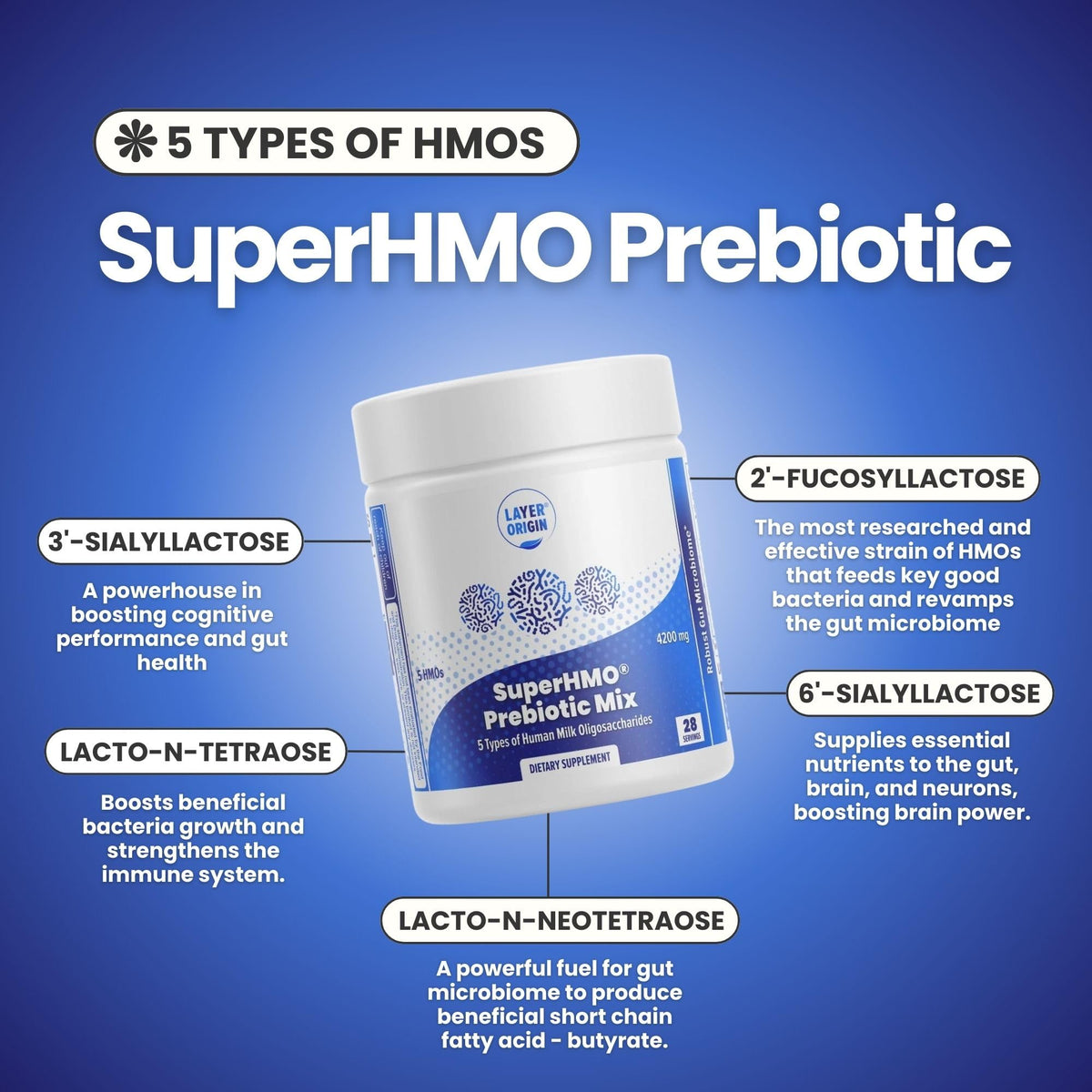 Mélange prébiotique Layer Origin 150g - utilisation dans un smoothie