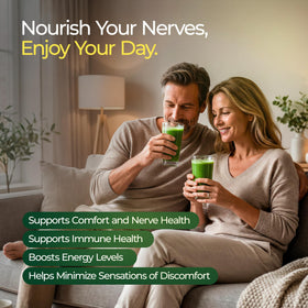 Mélange Superfood Nerve Support 290g - poudre dans un verre d'eau