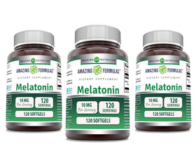 Mélatonine 10 mg Amazing Nutrition flacon de 120 gélules